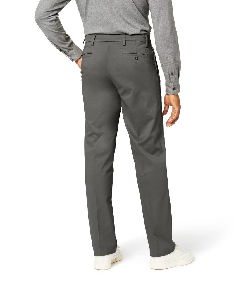 Dockers Men's Classic Fit Workday Khaki Smart 360 Flex Pants (Standard and Big & Tall), Storm Grey, 32W x 32L - Image 3